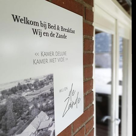 Bed And Breakfast 'Wij En De Zande' - Kamer Met Vide Kamperveen Eksteriør bilde
